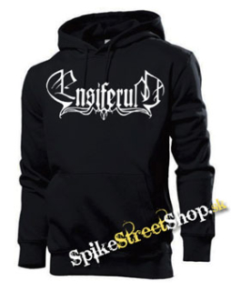 ENSIFERUM - Logo - čierna pánska mikina (-50%=VÝPREDAJ)