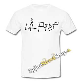 LIL PEEP - Logo - biele pánske tričko (-50%=VÝPREDAJ)