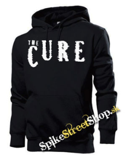 THE CURE - Logo - čierna pánska mikina (-50%=VÝPREDAJ)