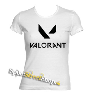 VALORANT - Logo - biele dámske tričko (-50%=VÝPREDAJ)