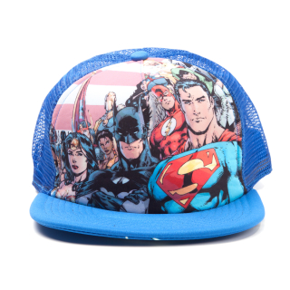 JUSTICE LEAGUE - Trucker Snapback - šiltovka (Výpredaj)