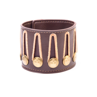 ASSASSINS CREED IV - Brown Wristband - kožený náramok (Výpredaj)