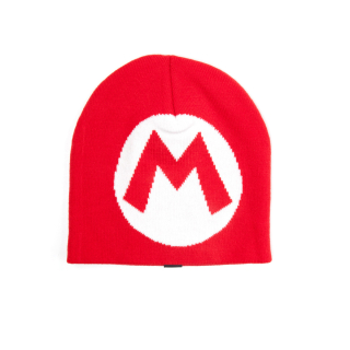 NINTENDO - Knitted Red Mario Beanie - zimná čiapka (Výpredaj)