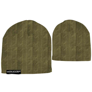 SYSTEM OF A DOWN - Khaki Woven Beanie - zimná čiapka  (Výpredaj)