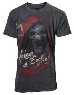 ALCHEMY - Burning Devil T-shirt - sivé pánske tričko (Výpredaj)