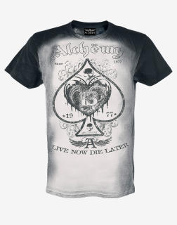 ALCHEMY - T-Shirt AEA Skull Label - pánske tričko (Výpredaj)