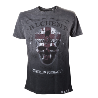 ALCHEMY - The Pact Label T-Shirt - sivé pánske tričko (Výpredaj)