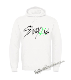 STRAY KIDS - Oddinary Green Logo - biela pánska mikina