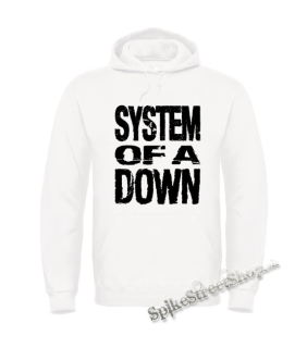 SYSTEM OF A DOWN - Logo - biela pánska mikina
