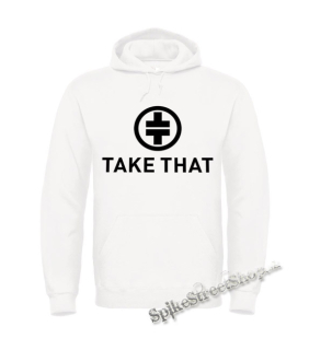 TAKE THAT - Logo - biela pánska mikina
