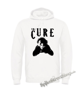 THE CURE - Robert Smith Portrait - biela pánska mikina