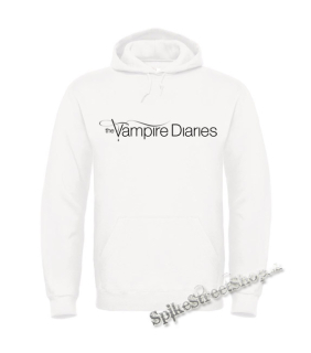 THE VAMPIRE DIARIES - Logo - biela pánska mikina