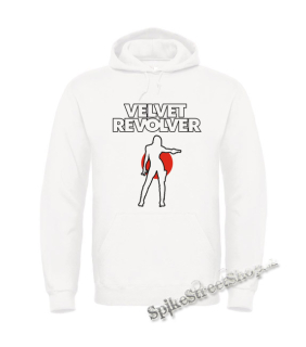 VELVET REVOLVER - Logo - biela pánska mikina