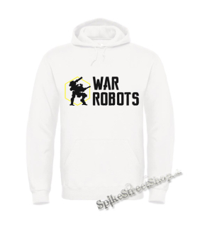 WAR ROBOTS - biela pánska mikina