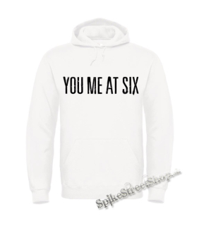 YOU ME AT SIX - Logo - biela pánska mikina