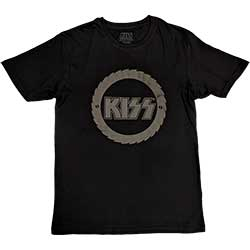 KISS - Buzzsaw Logo HiBuild - čierne pánske tričko