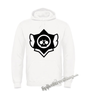 Biela detská mikina BRAWL STARS - Skull