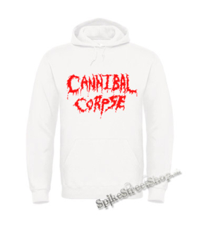 Biela detská mikina CANNIBAL CORPSE - Old School Bloody Logo