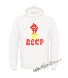 Biela detská mikina CCCP