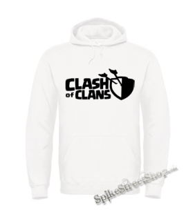 Biela detská mikina CLASH OF CLANS - Logo