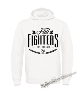 Biela detská mikina FOO FIGHTERS - 100 % Organic