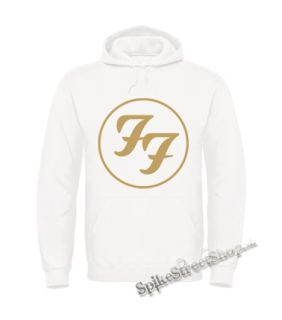 Biela detská mikina FOO FIGHTERS - Gold Logo