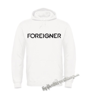 Biela detská mikina FOREIGNER - Logo