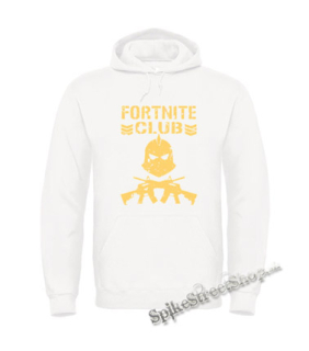 Biela detská mikina FORTNITE CLUB