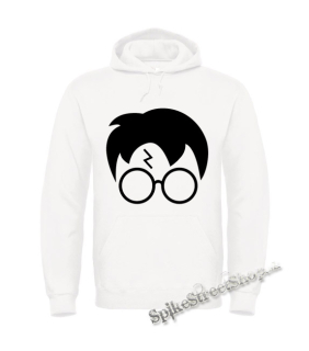 Biela detská mikina HARRY POTTER - Glasses Bold Crest