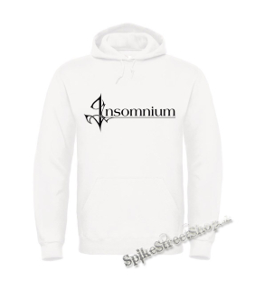 Biela detská mikina INSOMNIUM - Logo