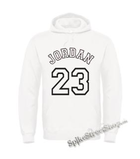 Biela detská mikina JORDAN 23 - Logo