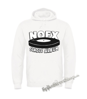 Biela detská mikina NOFX - Single Album
