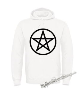 Biela detská mikina PENTAGRAM - Kladný