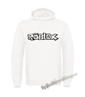 Biela detská mikina ROBLOX - Logo