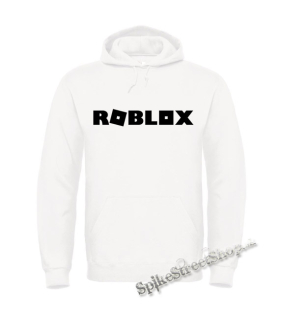 Biela detská mikina ROBLOX - Logo Symbol Black