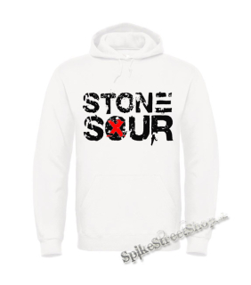 Biela detská mikina STONE SOUR - Logo