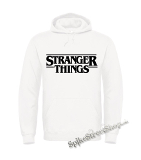 Biela detská mikina STRANGER THINGS - Logo