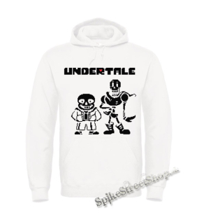 Biela detská mikina UNDERTALE - Sans And Papyrus