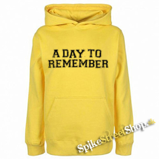 A DAY TO REMEMBER - Logo - žltá detská mikina