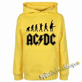AC/DC - Hardrock Evolution - žltá detská mikina