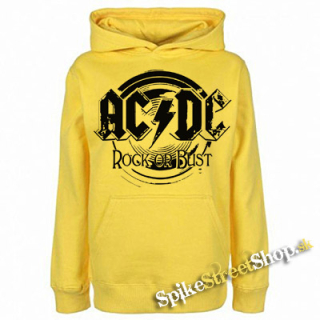 AC/DC - Rock Or Bust - žltá detská mikina