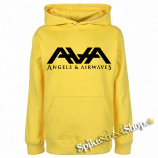 ANGELS AND AIRWAVES - Logo - žltá detská mikina