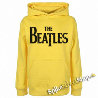 BEATLES - Logo Vintage - žltá detská mikina