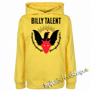 BILLY TALENT - Devil Dove - žltá detská mikina