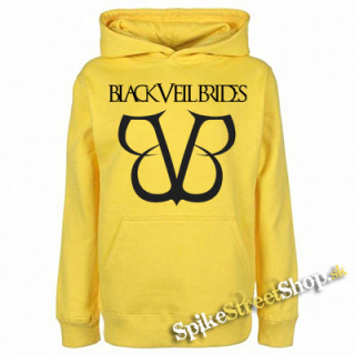 BLACK VEIL BRIDES - Logo - žltá detská mikina