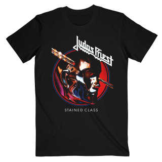 JUDAS PRIEST - Stained Class Album Circle - čierne pánske tričko