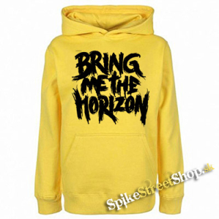 BRING ME THE HORIZON - Painted Logo - žltá detská mikina