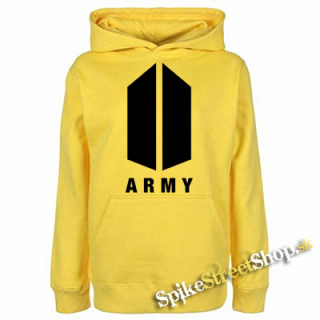 BTS - BANGTAN BOYS - Army Logo - žltá detská mikina
