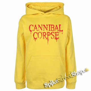 CANNIBAL CORPSE - Logo - žltá detská mikina