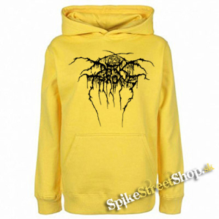 DARKTHRONE - Logo - žltá detská mikina